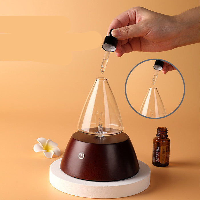 New Silent Negative Ion Cold Fragrance Instrument Solid Wood Anhydrous Fragrance Instrument Unheated Pure Essential Oil Fragrance Machine Plus Aromatherapy Machine