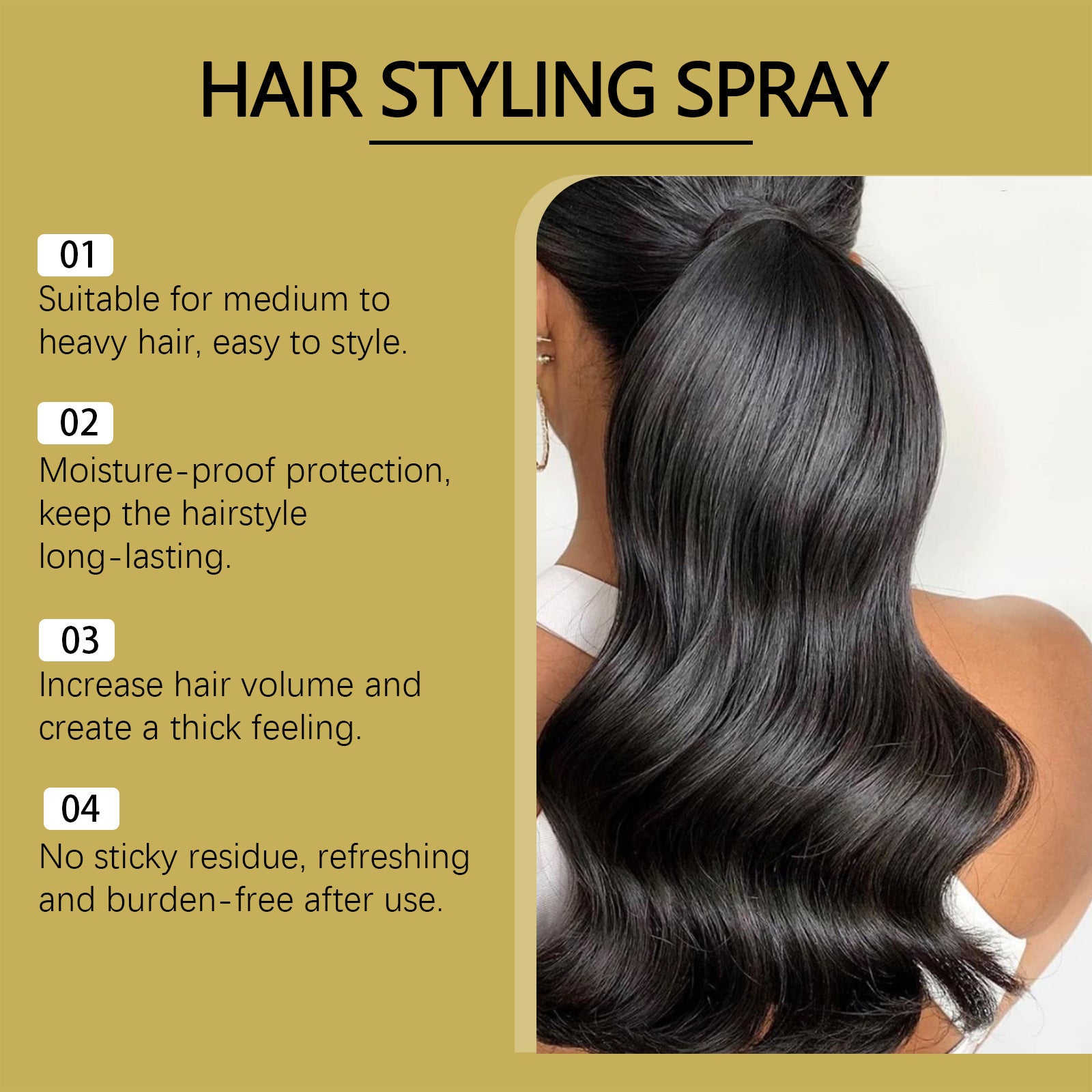 Hair Nourishing Styling Spray Fluffy