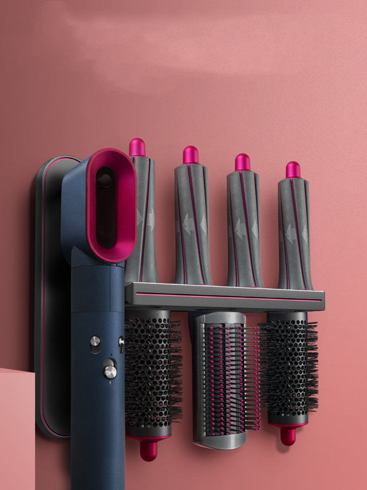 Hair Styling Storage Rack Free Punching Rack